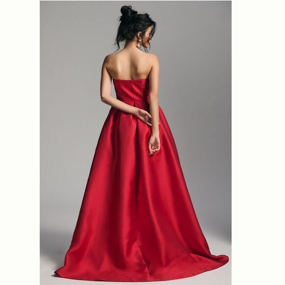 New Anthropologie Hutch Strapless High-Low Bubble Dress/ size 4P - Picture 5 of 14